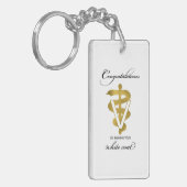 Veterinary White Coat Ceremony Sleutelhanger (Voorkant Links)
