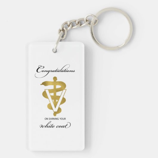 Veterinary White Coat Ceremony Sleutelhanger (achterkant)