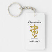Veterinary White Coat Ceremony Sleutelhanger (Voorkant)