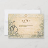 Veterinary White Coat Graduation Party RSVP Kaartje (Voorkant)