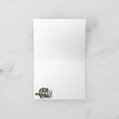 Veterinary Xmas Kaarten, Dog Bedankkaart (Binnen)