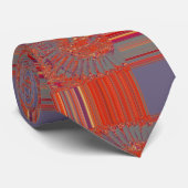 Veters, digitale abstractie stropdas (Opgerold)