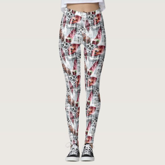 Veters, etnisch. leggings (Voorkant)