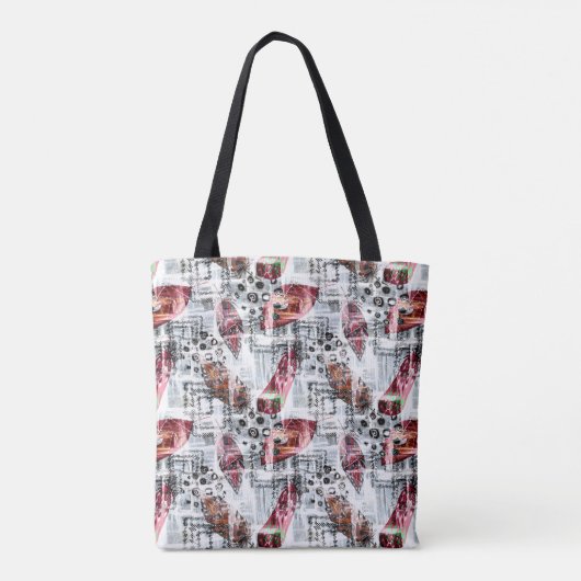 Veters, etnisch. tote bag (Achterkant)