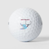 Veters Hoefijzer kunstwerk Golf Balls Golfballen (Voorkant)