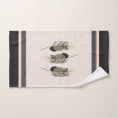 Veters in Cream, Grey en Black Bad Handdoek (Handdoek)