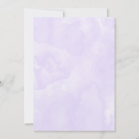 Veters in een hartvorm bruiloft kaart (Achterkant)