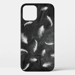 Veters op zwart leder Case-Mate iPhone case