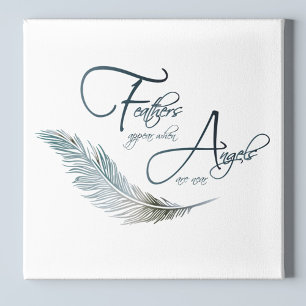 Veters verschijnen als Angels dichtbij zijn Canvas Afdruk