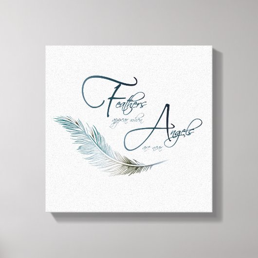 Veters verschijnen als Angels dichtbij zijn Canvas Afdruk (Voorkant)