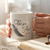 Veters verschijnen als Angels dichtbij zijn Koffiemok