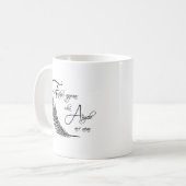 Veters verschijnen als Angels dichtbij zijn Koffiemok (Voorkant links)