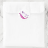 Veters verschijnen als Angels dichtbij zijn Ronde Sticker (Tas)