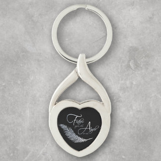 Veters verschijnen als Angels dichtbij zijn Sleutelhanger