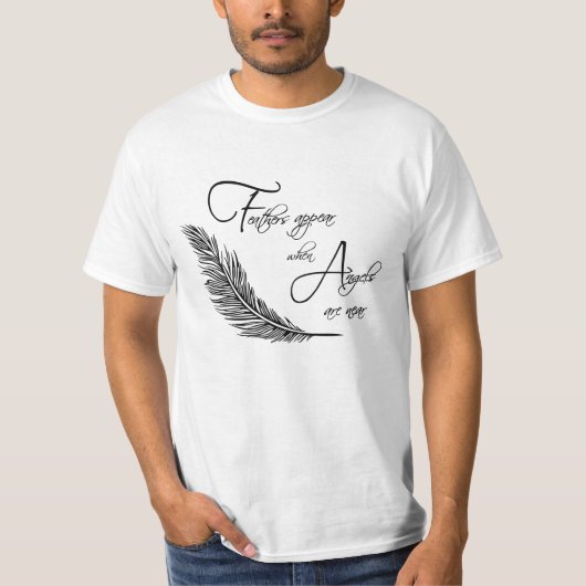 Veters verschijnen als Angels dichtbij zijn T-shirt (Voorkant)