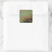 Veters Vierkante Sticker (Tas)