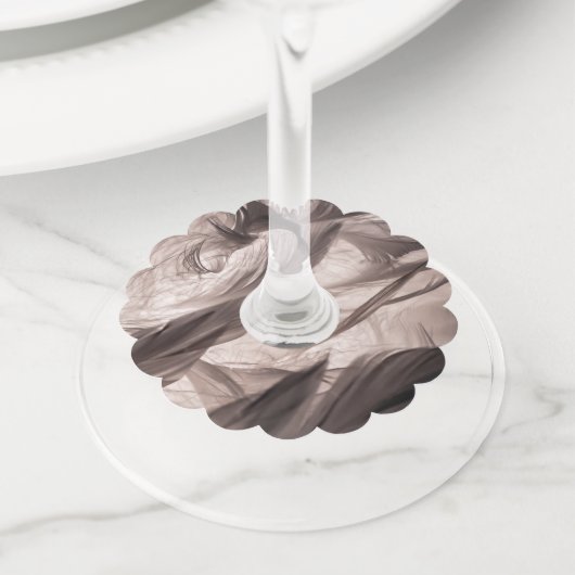 Veters Wijnglaslabel (Dichtbij)