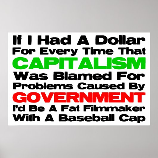 Vetfilter met een baseball-Pet Poster (Voorkant)