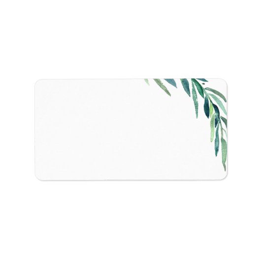 Vetfleschemicaliën | Blanco adres Etiket (Voorkant)