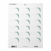 Vetfleschemicaliën | Blanco adres Etiket (Full Sheet)