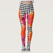 Vetflescheque Handgemaakte Yoga Pants Leggings (Voorkant)