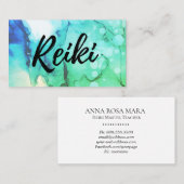 *~* Vetganger Healer Master Reiki Energy Visitekaartje (Voorkant / Achterkant)