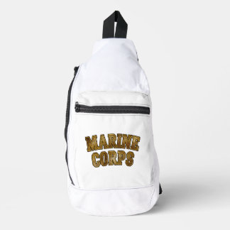 VetGearHQ.com Marine Corps Veteraan Logo Embleem Sling Bag