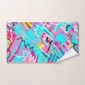 Vetgedrukte Abstracte afdrukken Bad Handdoek (Handdoek)