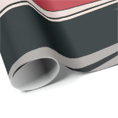 Vetgedrukte Abstracte geometrische kunst Cadeaupapier (Rol Hoek)