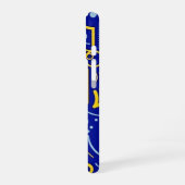 Vetgedrukte Abstracte geometrische patroontelefoon iPhone 16 Hoesje (Linkerkant)