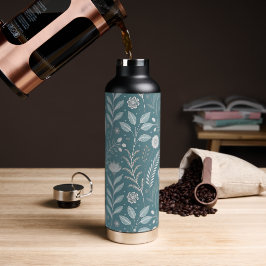 Vetgedrukte Abstracte textuur 32 oz stijlvolle wat Waterfles