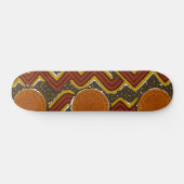 Vetgedrukte Afrikaanse print Persoonlijk Skateboard (Horizontaal)