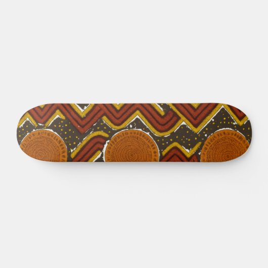 Vetgedrukte Afrikaanse print Persoonlijk Skateboard (Horizontaal)