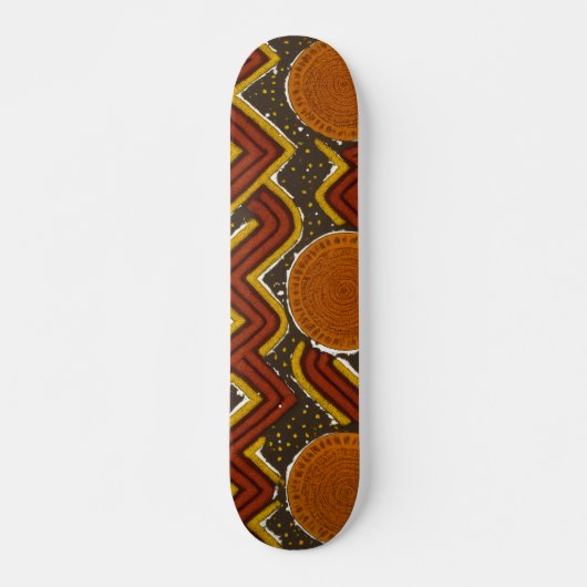 Vetgedrukte Afrikaanse print Persoonlijk Skateboard (Voorkant)