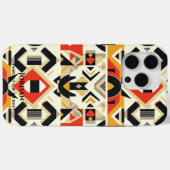 Vetgedrukte Azteekse geometrie – Levendige stampat Case-Mate iPhone Case (Achterkant (horizontaal))