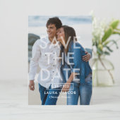 Vetgedrukte bewerkbare kleur bewaar de Kaart Datum (Staand voorkant)