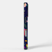 Vetgedrukte bloemenpenseelstreken Case-Mate iPhone case (Achterkant / Rechts)