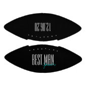 Vetgedrukte brief "Beste man" op maat American Football (Panelen)