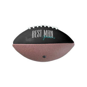 Vetgedrukte brief "Beste man" op maat American Football