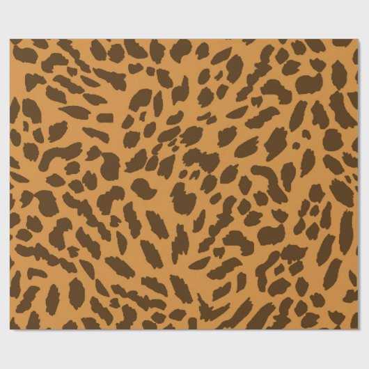 Vetgedrukte cheetah print inpakpapier (Vlak)
