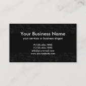 Vetgedrukte constructies en verwijderingen visitekaartje (Achterkant)