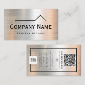 Vetgedrukte dakreparaties en onderhoudsservice Met Visitekaartje (Voorkant / Achterkant)