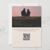 Vetgedrukte datum Triple Photo Save the Date Kaart (Achterkant)