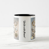 "Vetgedrukte Design" Tweekleurige Koffiemok (Center)