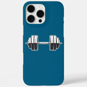 Vetgedrukte dompelkracht – minimalistisch fitnesso iPhone 16 pro max hoesje