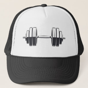 Vetgedrukte dompelkracht – minimalistisch fitnesso trucker pet