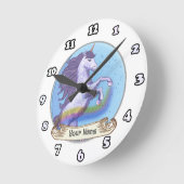 Vetgedrukte eenhoornklok ronde klok (Hoek)