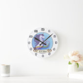 Vetgedrukte eenhoornklok ronde klok (Huis)