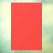 Vetgedrukte effen rode achtergrond raamsticker (Vel 3)