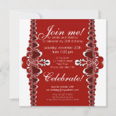 Vetgedrukte en elegante speciale uitnodigingen (Achterkant)